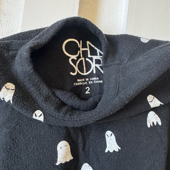 Chaser Black Sweatshirt with Ghost Print - Picture 2 of 2